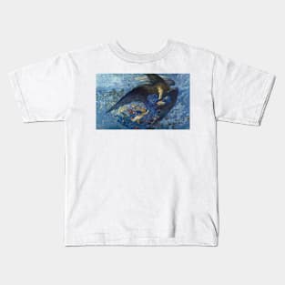 Night With Her Train Of Stars by Edward Robert Hughes Kids T-Shirt